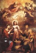 Bartolome Esteban Murillo Trinity oil on canvas